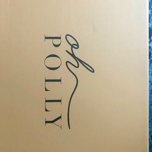 Oh Polly green ruched dress in size xs/s